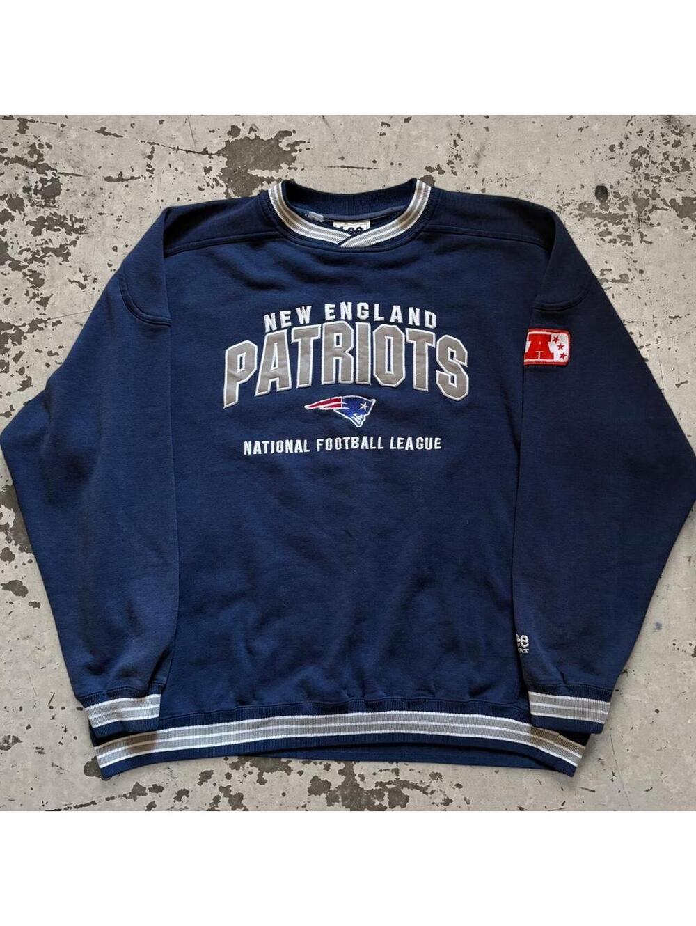 Lee Men's Navy and Blue Sweatshirt